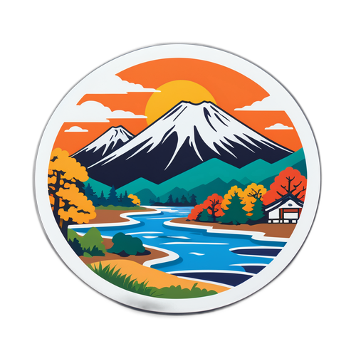 福島県の自然風景デザイン