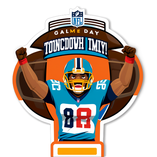 Sticker ya NFL - Siku ya Mchezo: Wakati wa Touchdown!