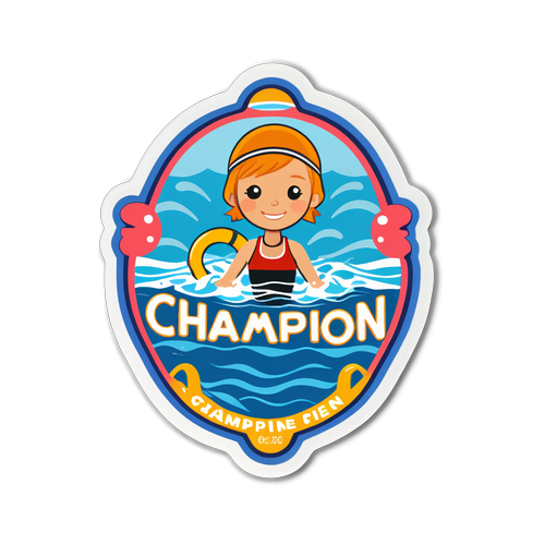 Kampioen in het Water: Sharon van Rouwendaal Sticker