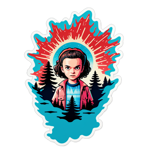 Balik sa Nakaraan: Ang Retro Sticker na Magpapa-Okay sa Bawat Tagahanga ng Stranger Things!