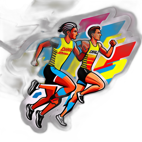 DHL Stafet Aarhus Race Sticker