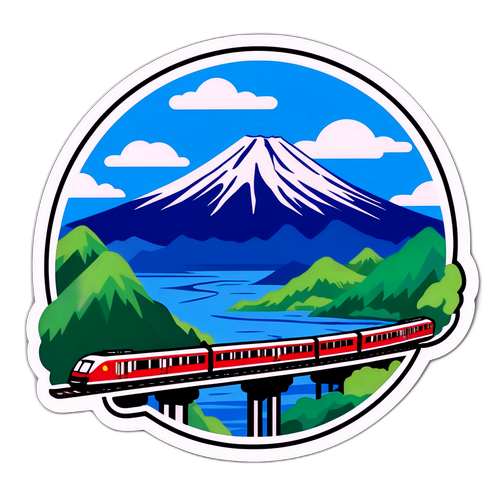 宇都宮線の旅行テーマステッカー