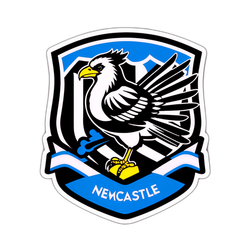 Dynamisk klistremerke av Newcastle United