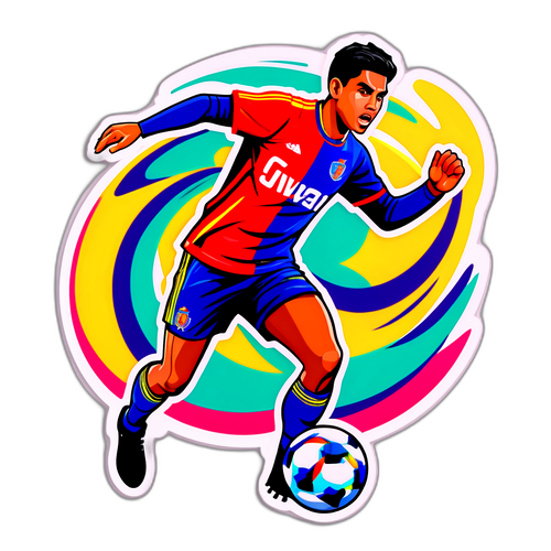 Ilustrasi Veda Ega Pratama di Lapangan