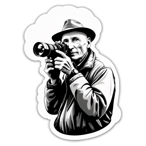 Sticker van fotograaf Sebastião Salgado