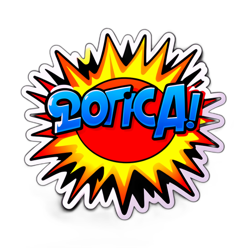 Sticker Lotofácil em Estilo Quadrinhos