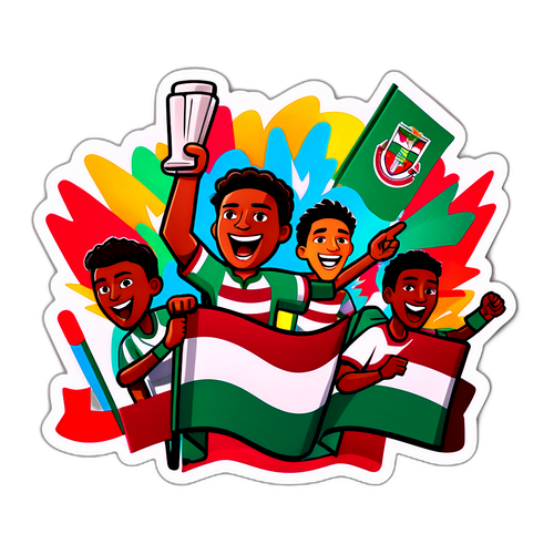 Mga Tagahanga ng Fluminense na Nagdiriwang