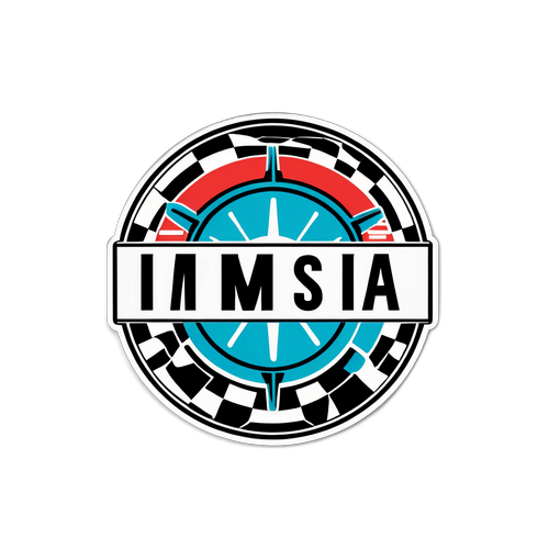 Desain Stiker Modern 'IMSA'