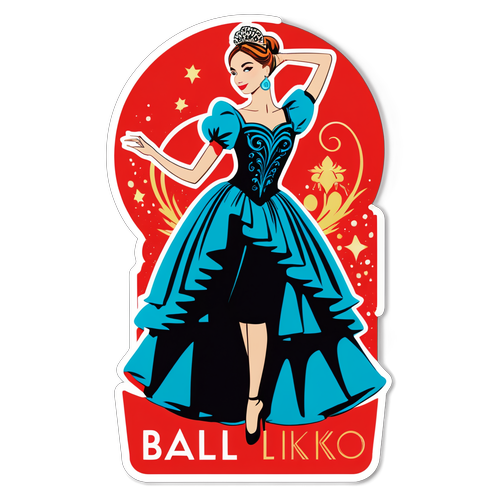 Sticker design pro akci 'Ball like Brno'