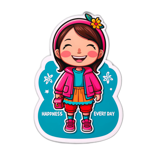 สติ๊กเกอร์ความสุขทุกวัน