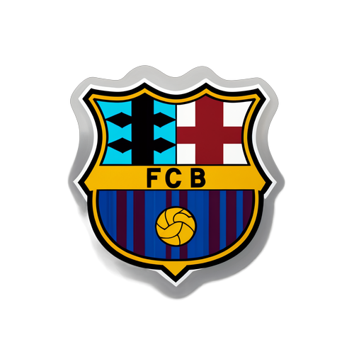 Design de sticker pour le FC Barcelone