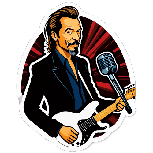 Sticker inspiré par le talent de Florent Pagny