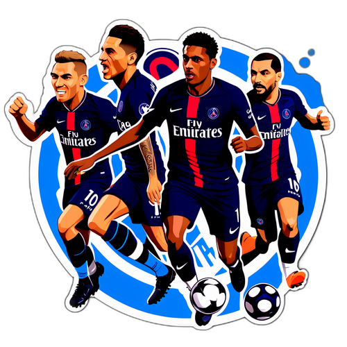 Sticker ya PSG vs Inter Milan