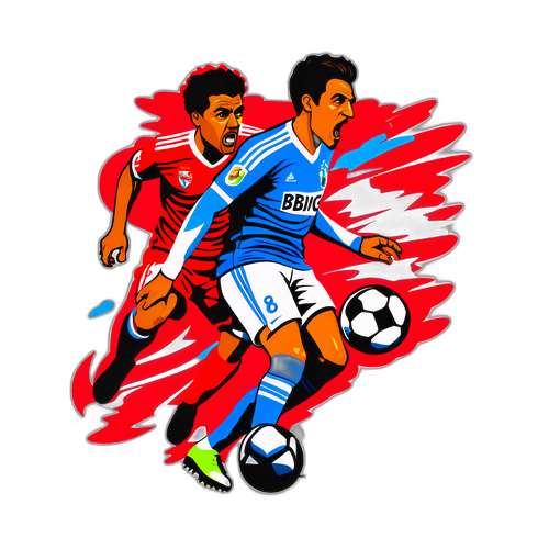 Scenă Dramatică de Fotbal: Porto vs Benfica