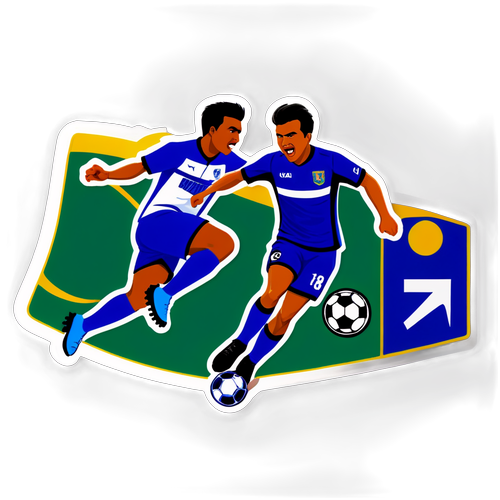 Stiker Pertandingan Sepak Bola Malut United vs Persib Bandung