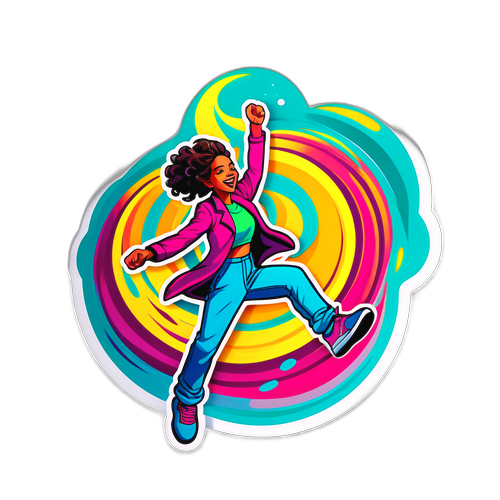 Energetische sticker van Leen Dendievel