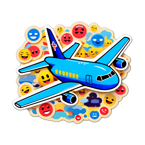 Sticker ya Kichekesho kwa Ndege