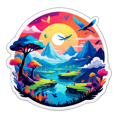 נוף חלומי בהשראת 'אווטאר 3'