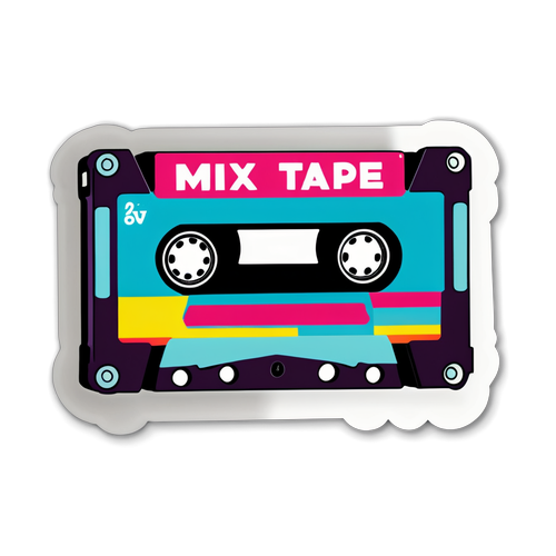 Balik sa Kalaunan! Ang Funky 'Mix Tape' Sticker na Magdadala sa'yo sa Nostalgic na Paglalakbay!