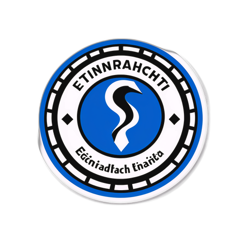 Дизайн наліпки з графікою Eintracht, проти Atalanta