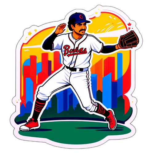 Dynamic Baseball Pose of José Morales