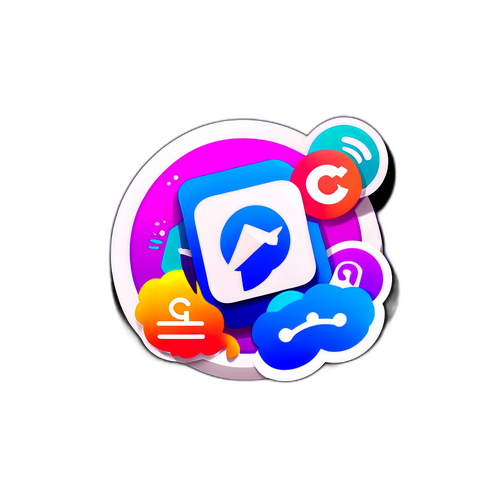 Modern média kattintás logo