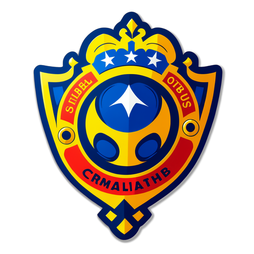 Diseño de un sticker que combina los emblemas de todos los clubes en los partidos destacados de la temporada