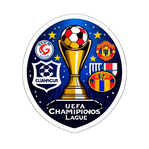 歐洲冠軍聯賽足球貼紙