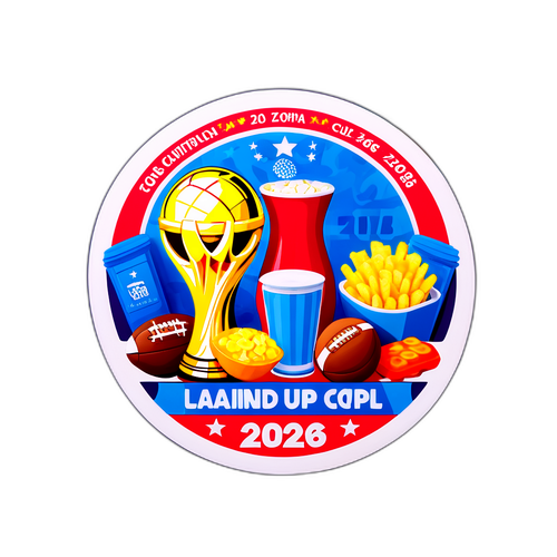 Sticker Piala Dunia 2026 Keluarga Menonton Bersama