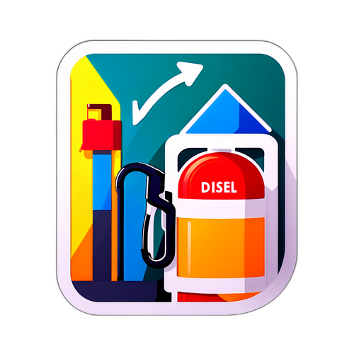 Dynamic na Sticker ng Presyo ng Diesel