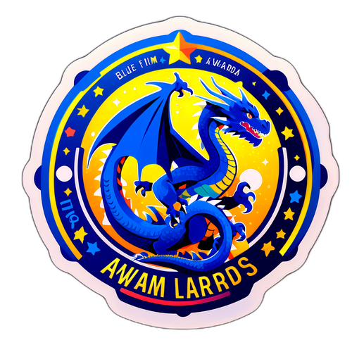 Stiker Anugerah Filem Naga Biru 2025