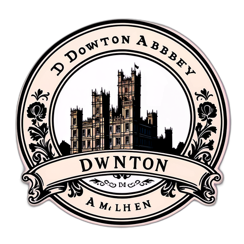 Downton Abbey Klistermærke