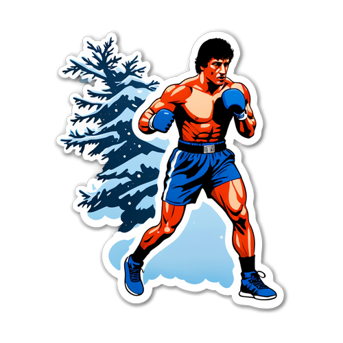 Voittajan Paluu: Rocky Balboa Harjoittelee Lumisissa Philadelphia Kaduilla!