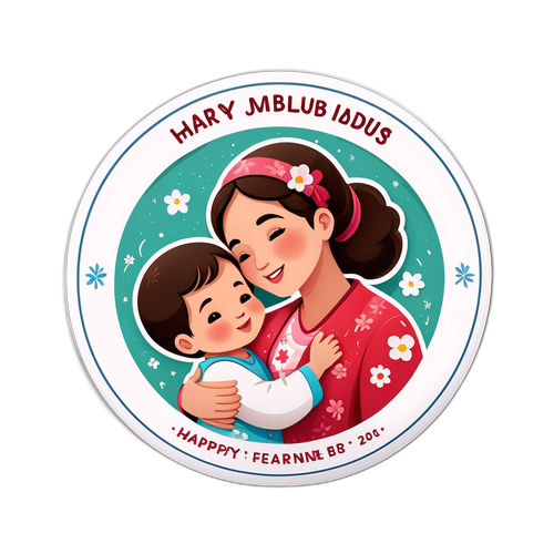Stiker Bertema Kalender Hari Ibu