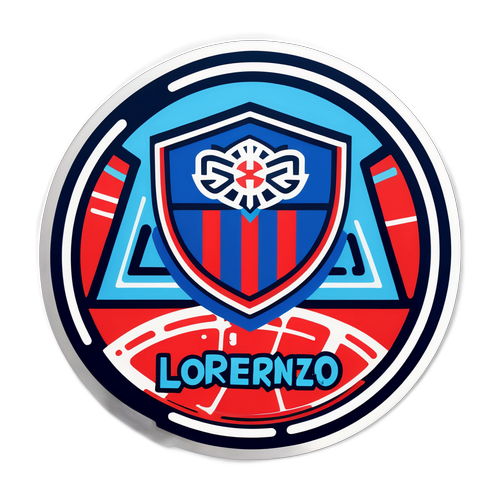Aksi Modern Logo San Lorenzo dengan Sentuhan Grafiti