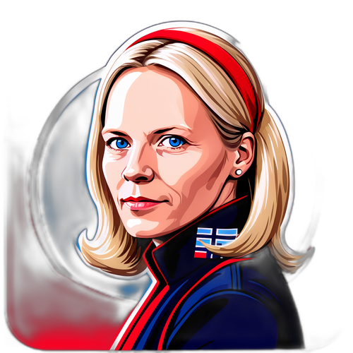 Fengslende klistremerke med Sylvi Listhaug