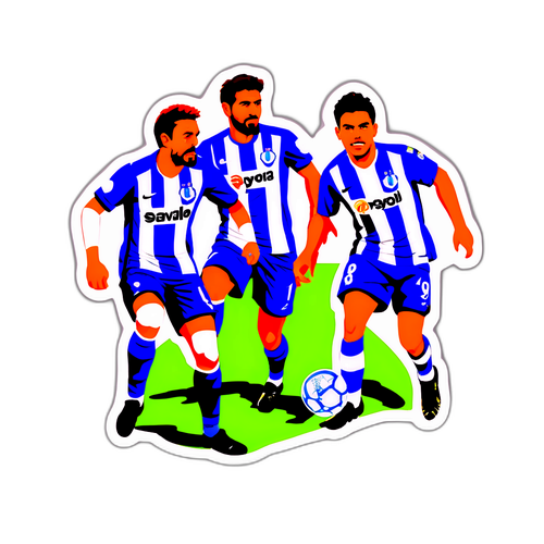 Jucători Espanyol și Alavés în Acțiune