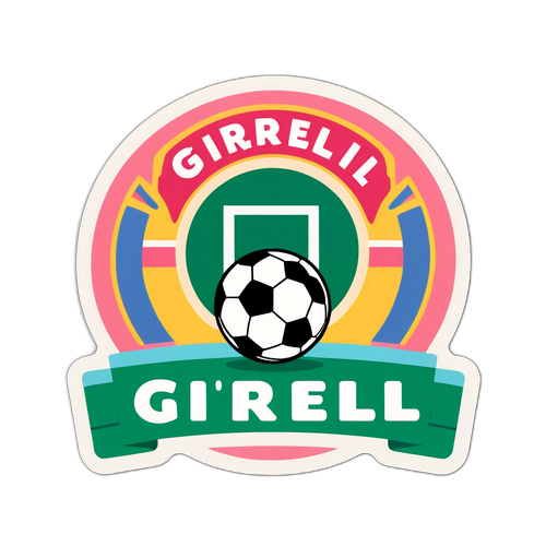 Minimalist Girelli Fotballklistremerke