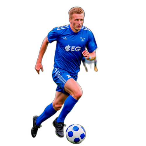 Fotbalist Estonian celebru pe terenul de fotbal