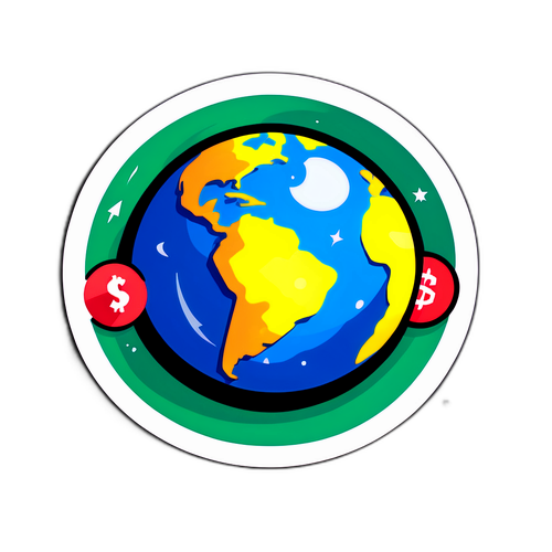 달러 환율 테마 스티커