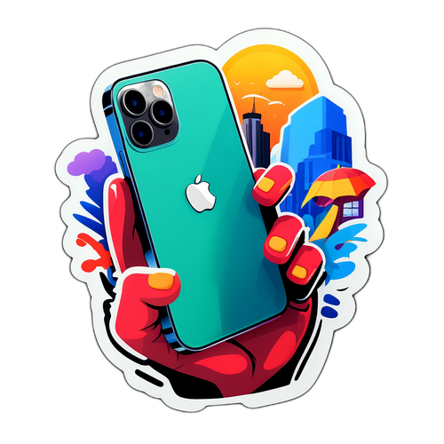 Adesivo de iPhone 13 com Acessórios Urbanos