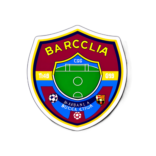 Barca mérkőzés matricája