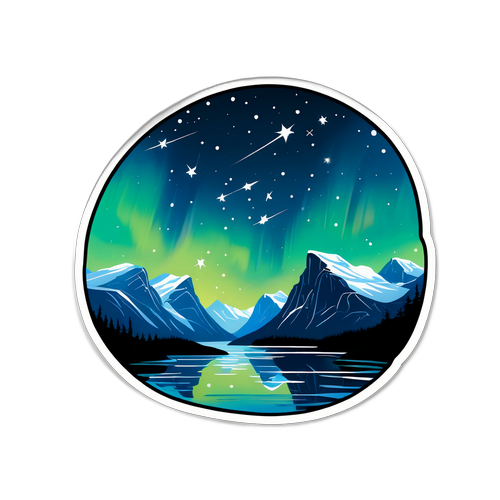 Nordlys over Norske Fjorder