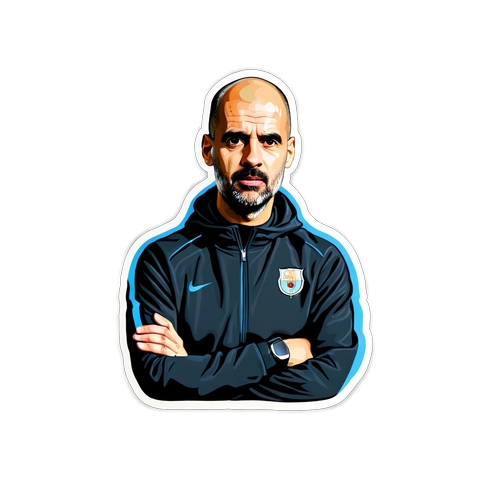 Autocolant cu un citat memorabil din discursul lui Guardiola