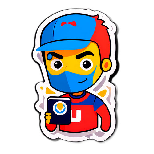 運転免許証デザインにインスパイアされた遊び心のあるキャラクター