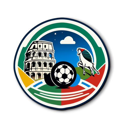 Retro Italiensk Fodboldkultur