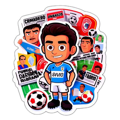 फब्रिजियो रोमानो कार्टून स्टिकर