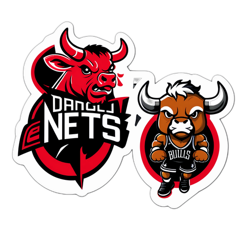 Adesivo Dinâmico: Confronto entre Nets e Bulls