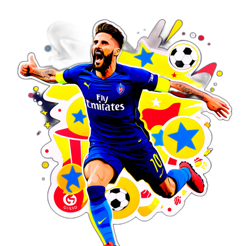 Karismatisk klistremerke av Olivier Giroud