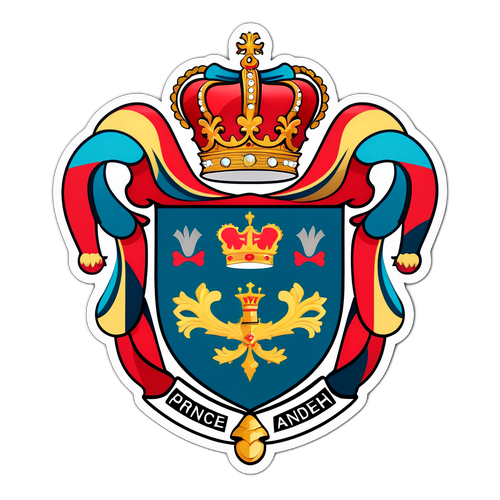 Minimalist na Disenyo ng Coat of Arms ni Prince Andrew